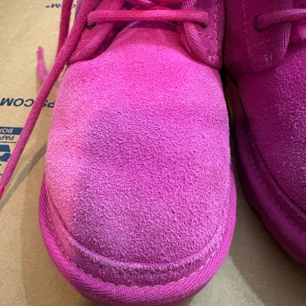Ugg Vibrant Pink Suede Boots - Picture 2 of 9